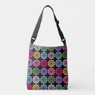 Bolsa Ajustável Padrão Floral Digital Colorido
