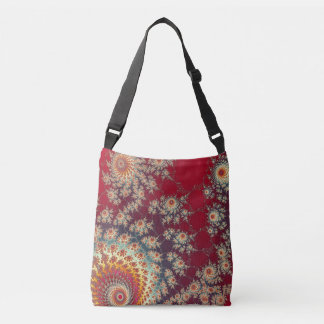 Bolsa Ajustável Padrão Floral Espiral