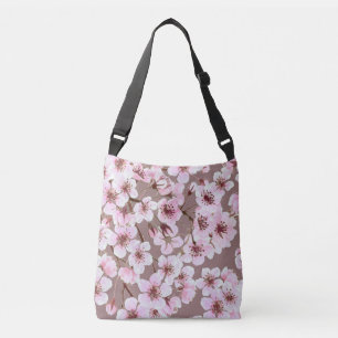 Bolsa Ajustável Padrão florescente de cereja