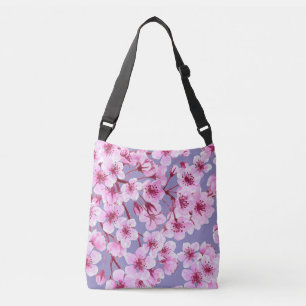 Bolsa Ajustável Padrão florescente de cereja