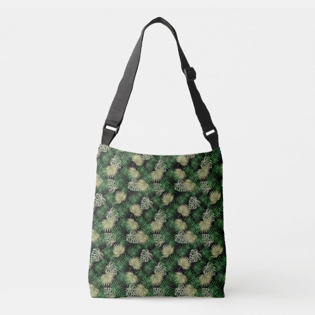 BOLSA AJUSTÁVEL PADRÃO FOLHAS DESIGN SEM COSTURA PRESENÇA (Frente)