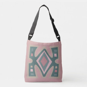 Bolsa Ajustável padrão geométrico abstrato africano