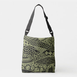 Bolsa Ajustável Padrão Geométrico Abstrato Geométrico Elegante
