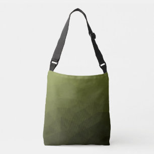 Bolsa Ajustável Padrão geométrico de malha verde-azeitona do exérc