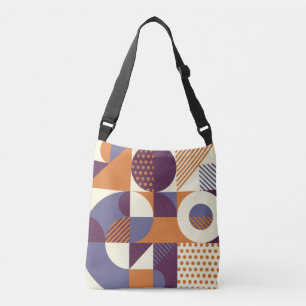 Bolsa Ajustável Padrão Geométrico Retroativo