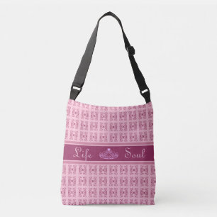 Bolsa Ajustável Padrão Helicoidal & Tiara Editável em Ouro Rosa