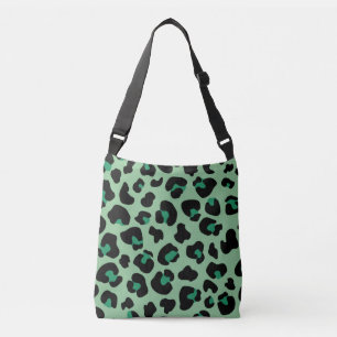 Bolsa Ajustável Padrão Impressão de Pele Verde Leopardo Chita