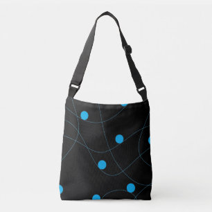 Bolsa Ajustável Padrão moderno, divertido e fofo de bolas azuis