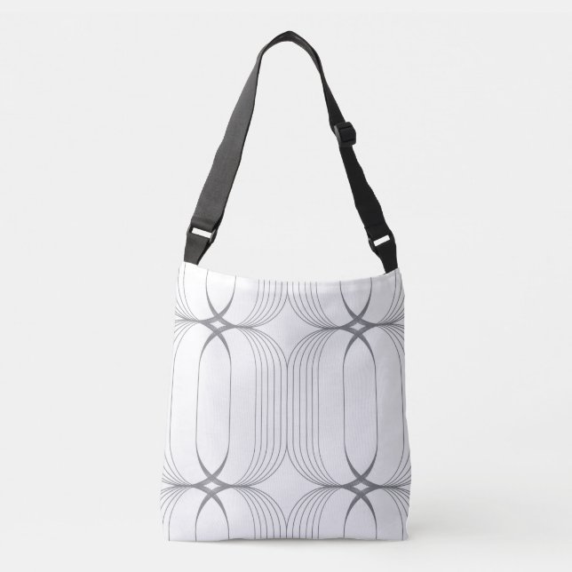 Bolsa Ajustável Padrão moderno, simples e elegante de ilustração d (Frente)