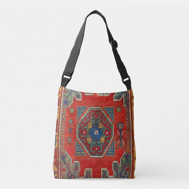 Bolsa Ajustável Padrão Oriental de Tapete Turco (Frente)