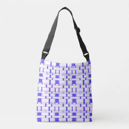 Bolsa Ajustável Padrão Retângulo Branco 8