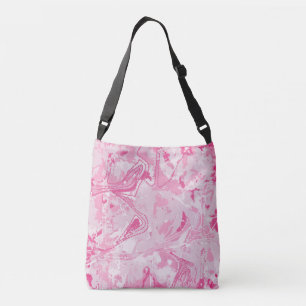 Bolsa Ajustável Padrão rosa abstrato