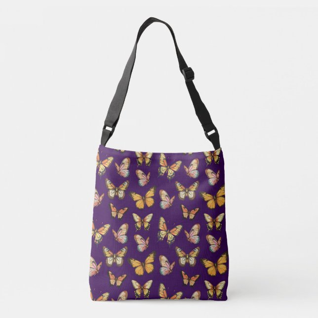 Bolsa Ajustável Padrão Sem Olho De Borboleta. Borboleta Monarca (Verso)