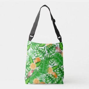 Bolsa Ajustável Padrão tropical, beija-flores II