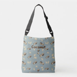 Bolsa Ajustável "Padrão Tropical Boho Coconut"