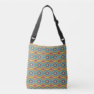 Bolsa Ajustável Padrão Único Maximalista Multicolorido