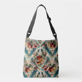 Bolsa Ajustável Padrão Whimsical Italiano Floral Damask