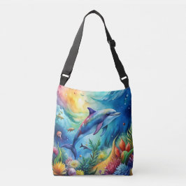 Bolsa Ajustável Painted Dolphin