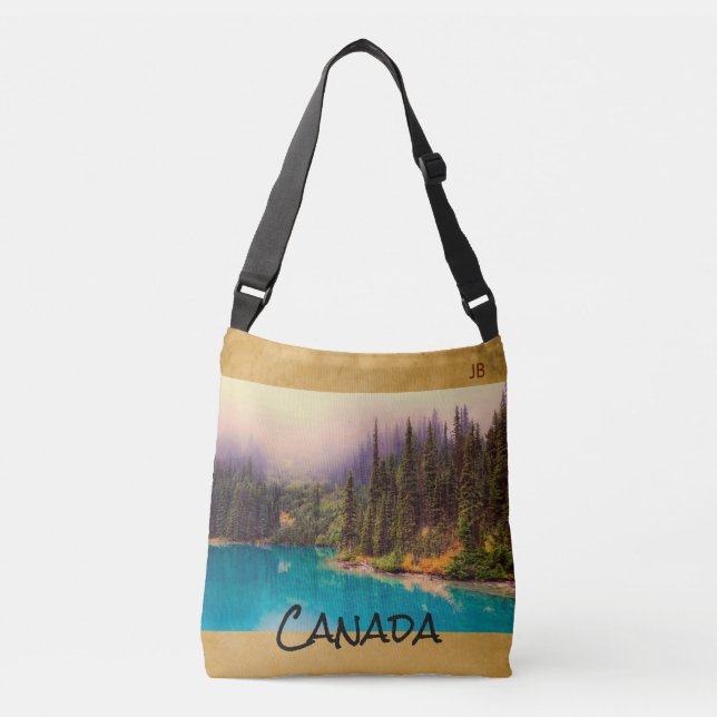 Bolsa Ajustável Paisagem de Norte Cênico Personalizada (Frente)