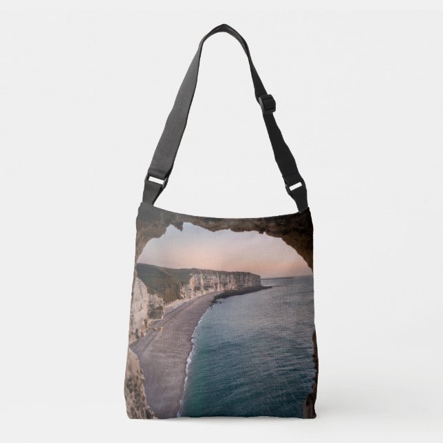 Bolsa Ajustável Paisagem do Mar Bonita (Frente)