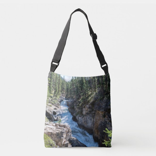Bolsa Ajustável Paisagem do Rio Rápido Stanley Falls de Jasper (Frente)