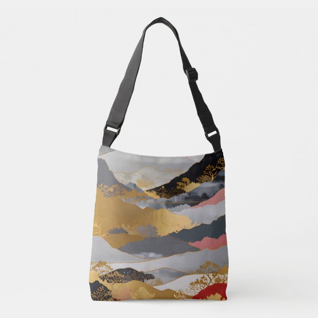 Bolsa Ajustável Paisagem Japonesa (Frente)
