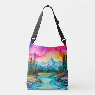 Bolsa Ajustável Paisagem Majestosa Colorida Ao Pôr do Sol