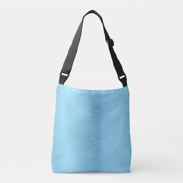 Bolsa Ajustável Paisagem metálica azul-turquesa Pastel (Frente)