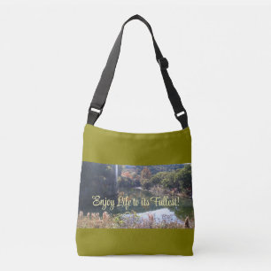 Bolsa Ajustável Paisagem Natural Moderna, Saco Verde
