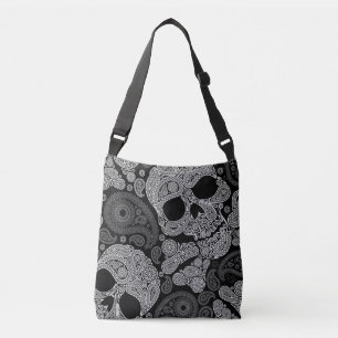 Bolsa Ajustável Paisley Skull Black