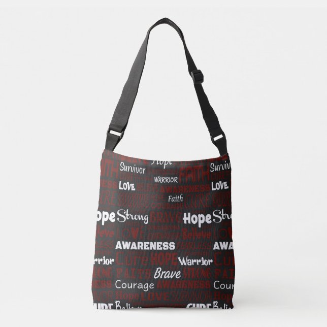 Bolsa Ajustável Palavras de consciência...APS (Frente)