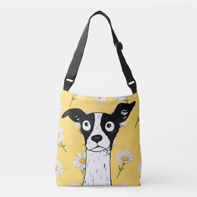 Bolsa Ajustável Palhetas Amarelas Amarelas Brancas (Frente)