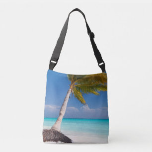 Bolsa Ajustável Palmeira na praia branca bonita da areia
