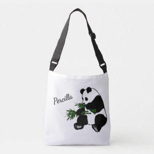 Bolsa Ajustável Panda Gigante Come Bambu Nome