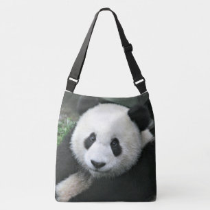 Bolsa Ajustável Panda Gigante em Prado Verde Tranquilo