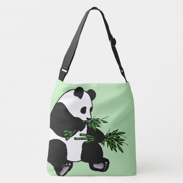 Bolsa Ajustável Panda Gigante Verde (Verso)