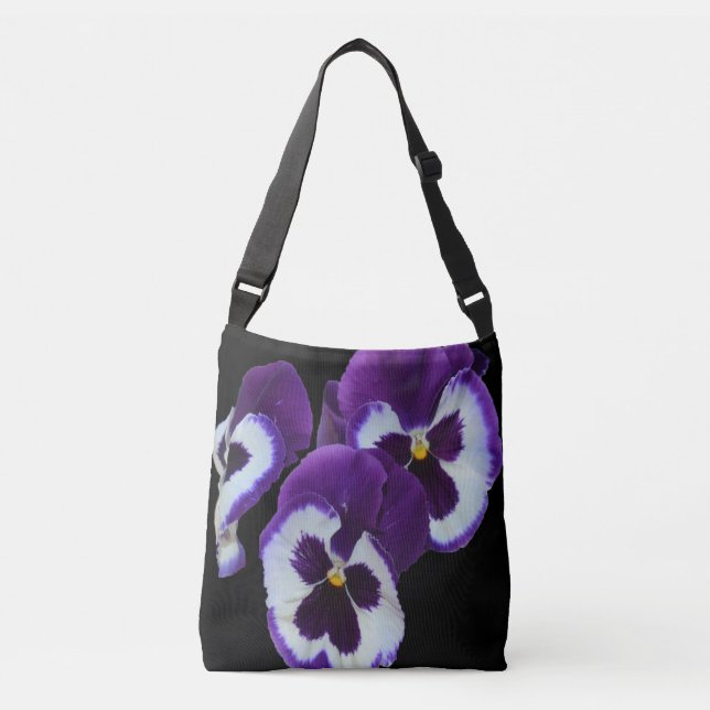 Bolsa Ajustável Pansy Roxo Delicioso, (Frente)