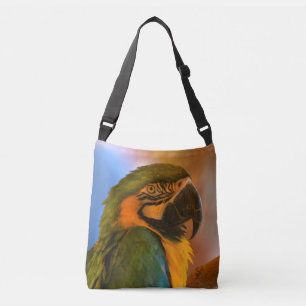 Bolsa Ajustável Papagaio colorido