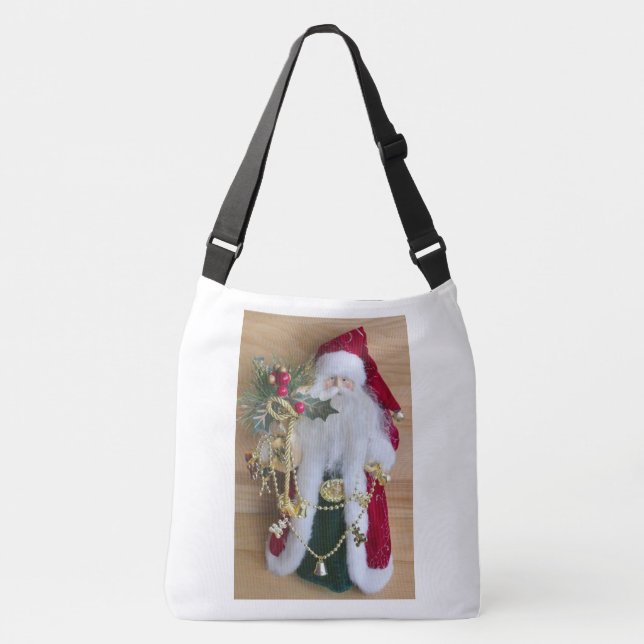 BOLSA AJUSTÁVEL PAPAI NOEL DE NATAL DECORATIVO (Frente)