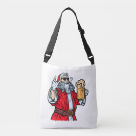 Bolsa Ajustável Papai Noel Mau, Rocha, Cerveja e Charuto