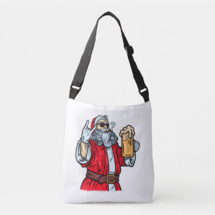 Bolsa Ajustável Papai Noel Mau, Rocha, Cerveja e Charuto
