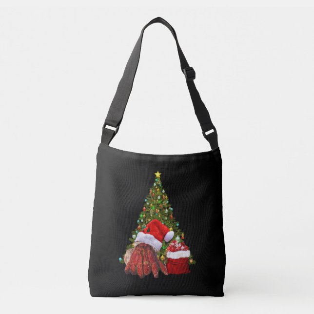 Bolsa Ajustável Papais noeis Caranguejo Engraçado Natal Hermit Cra (Frente)
