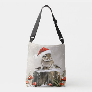 Bolsa Ajustável Papais noeis de inverno Bunny Wonderland