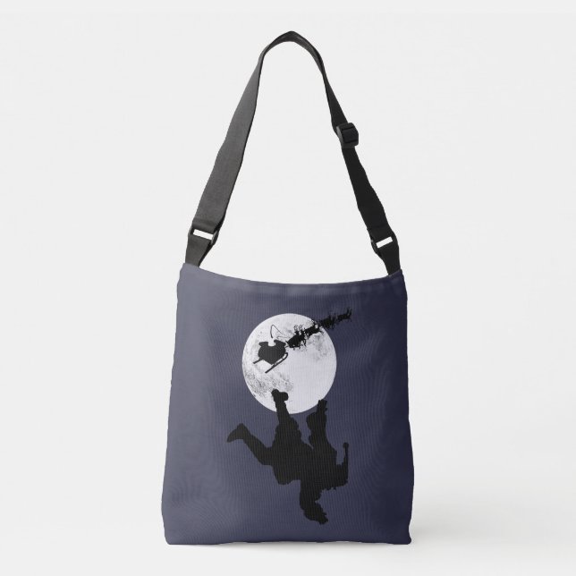 Bolsa Ajustável Papais noeis que caem na lua cheia (Frente)