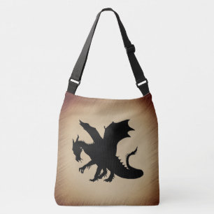 Bolsa Ajustável Papel Antigo Dragão Negro