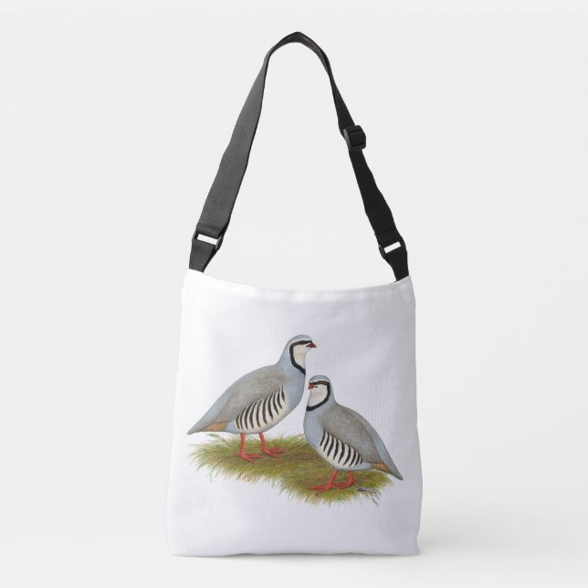 Bolsa Ajustável Par de Chukar Partridge (Frente)