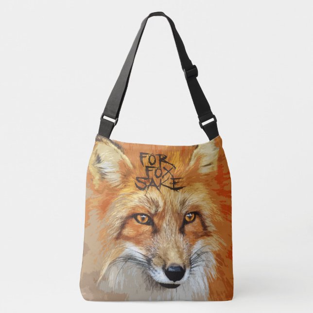 Bolsa Ajustável Para o design da causa do Fox (Frente)