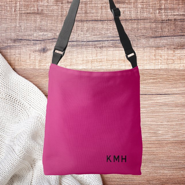 Bolsa Ajustável Para sua Simples Moderna Rosa Brilhante Chic (Criador carregado)