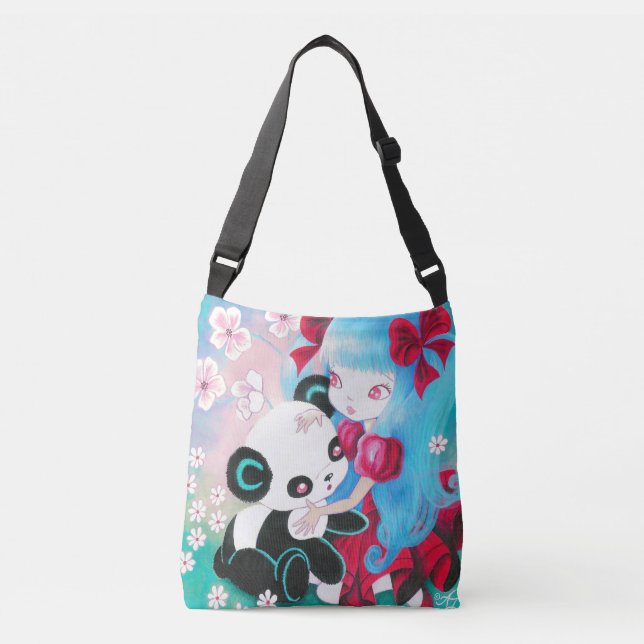 Bolsa Ajustável Paraíso do urso de panda (Frente)