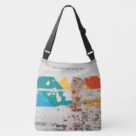Bolsa Ajustável Parede pintada antiga com grafite